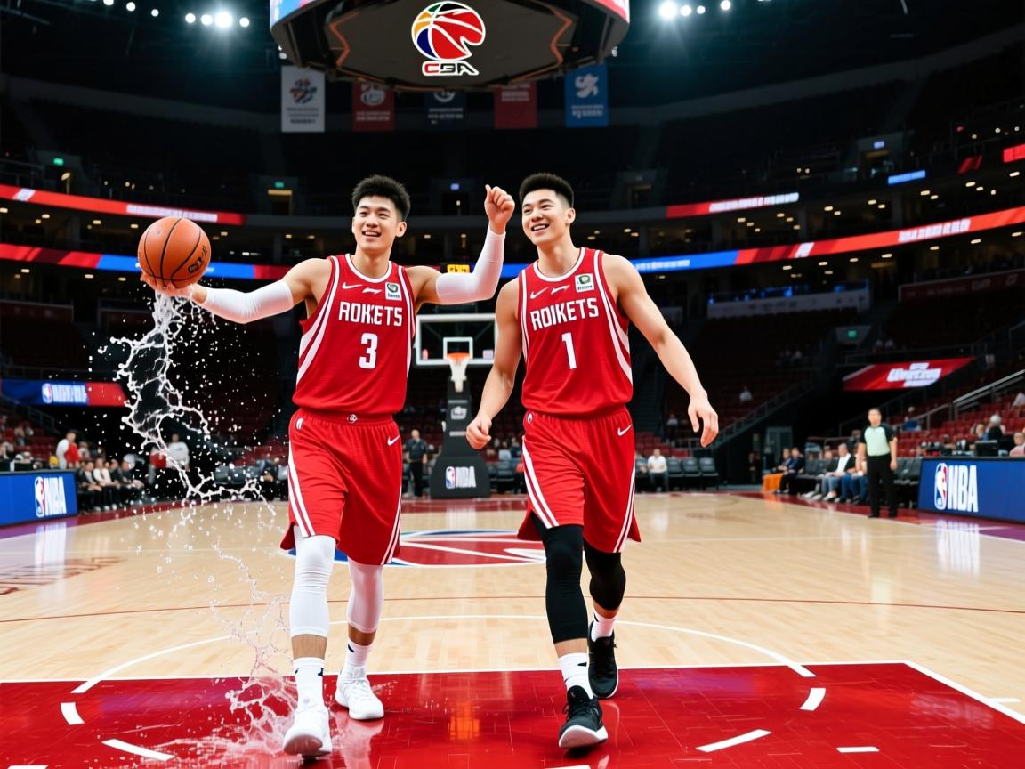 水花兄弟联手，火箭队期待新赛季表现  第2张
